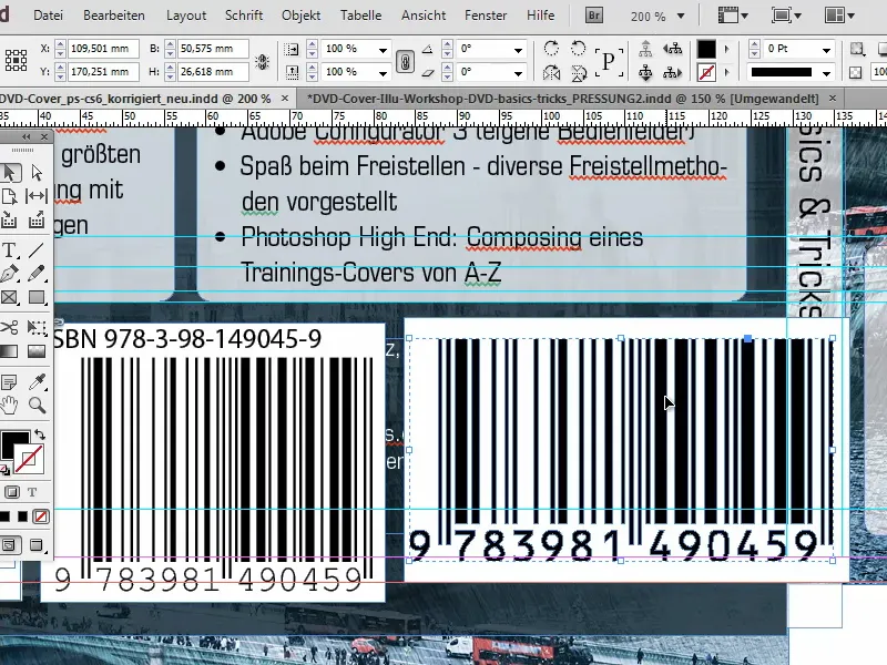 Tipps &amp; Tricks zu Adobe InDesign: EAN-/Barcode/Strichcode aus ISBN mit wenigen Klicks erstellen