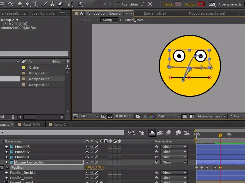 Tipps und Tricks zur Animation in After Effects: Ebenen verstecken