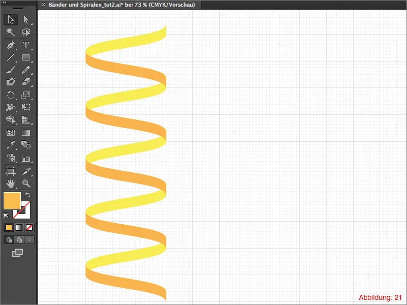 3D-Bänder und Spiralen - Adobe Illustrator