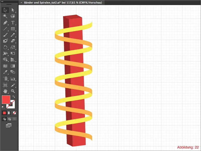 3D-Bänder und Spiralen - Adobe Illustrator