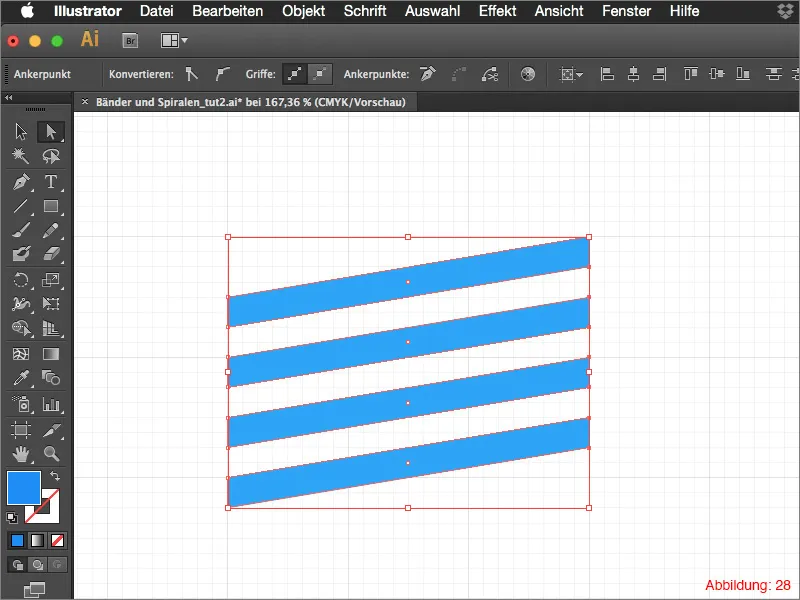 3D-Bänder und Spiralen - Adobe Illustrator