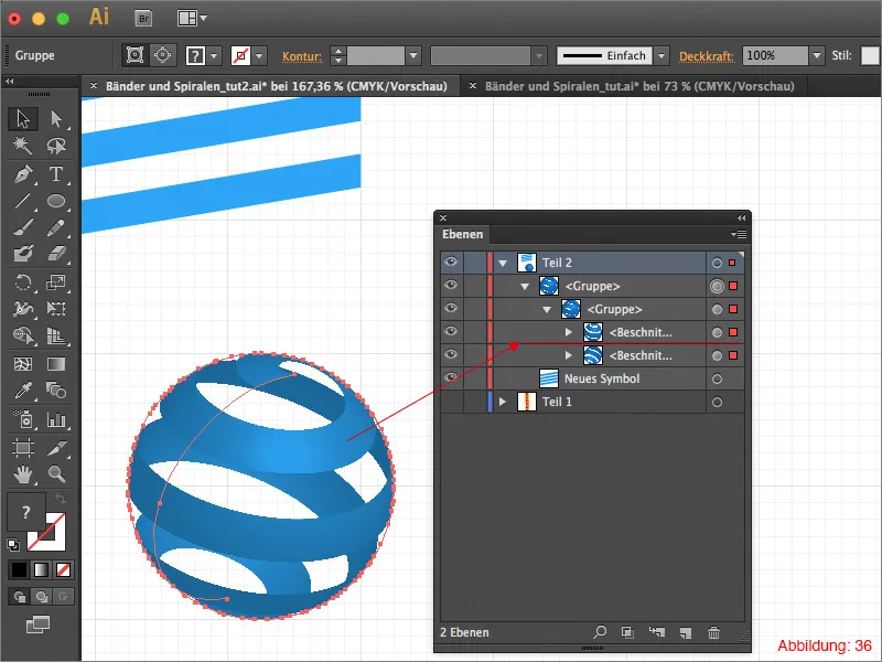 3D-Bänder und Spiralen - Adobe Illustrator