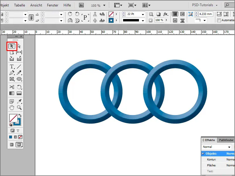 Tipps &amp; Tricks zu Adobe InDesign: Ineinandergreifende Ringe erstellen