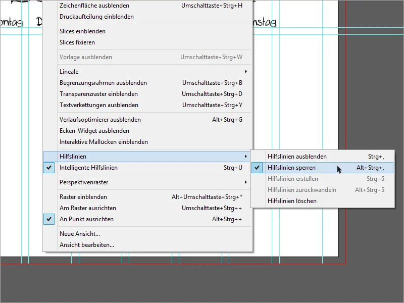 Stundenplan in Illustrator erstellen