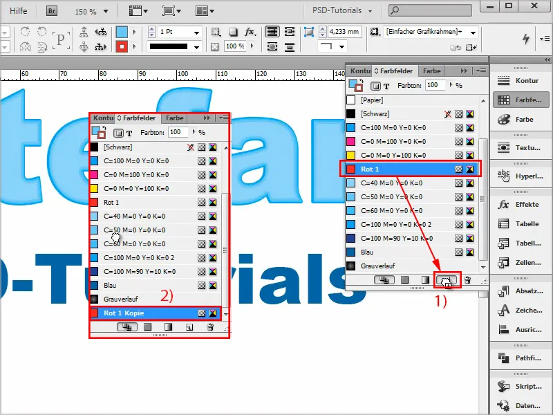 Sfaturi și trucuri pentru Adobe InDesign: Mai multe contururi la texte - Efect neonic