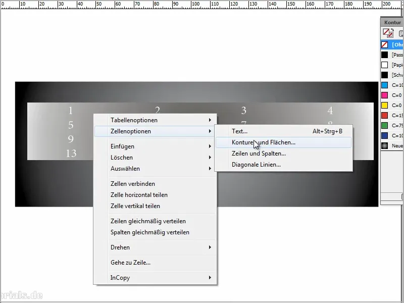 Sfaturi și trucuri pentru Adobe InDesign: Crearea contururilor transparente în tabele