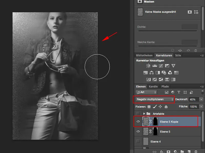 Aspecte și stiluri cu Photoshop - efect de profunzime prin artefacte