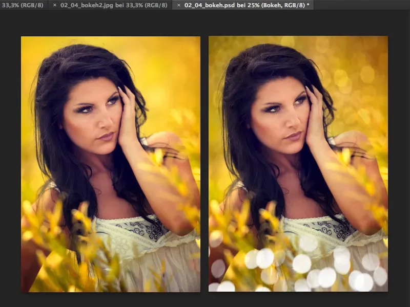 Aspecte și stiluri cu Photoshop - Bokeh artificial.