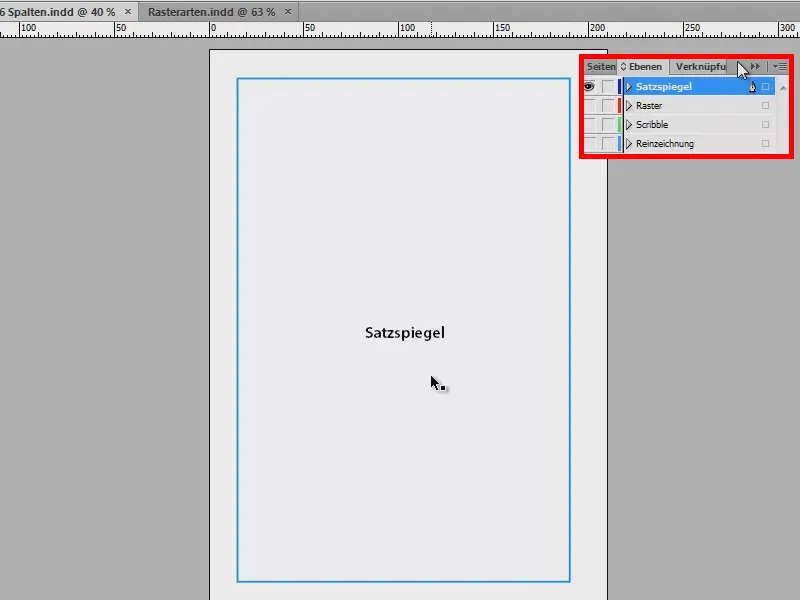 Gestaltungsraster entwickeln in InDesign