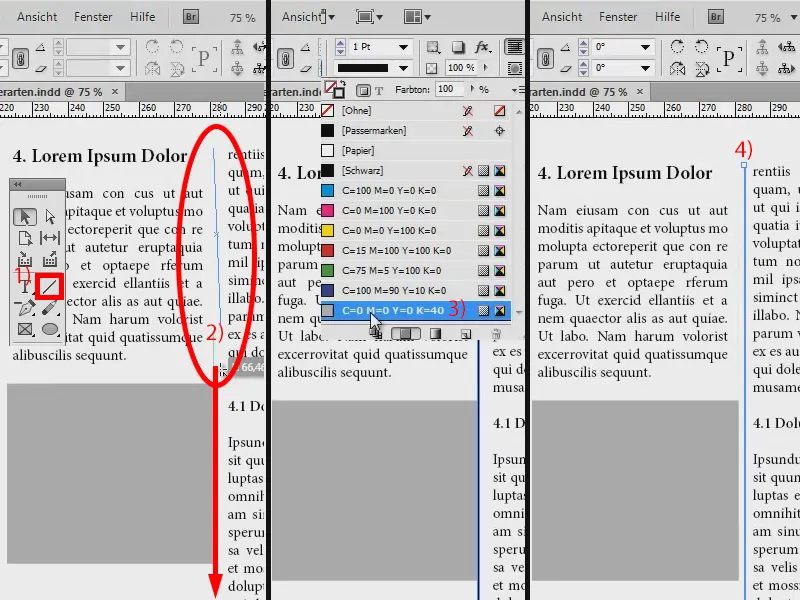 Gestaltungsraster entwickeln in InDesign