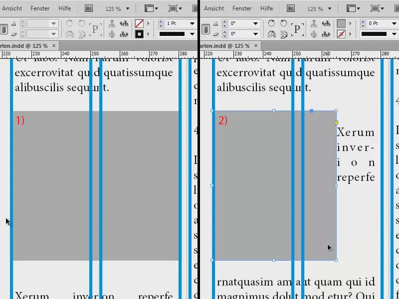 Gestaltungsraster entwickeln in InDesign