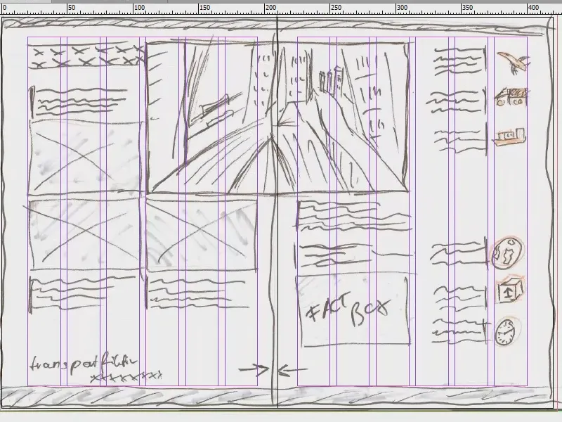 Gestaltungsraster entwickeln in InDesign