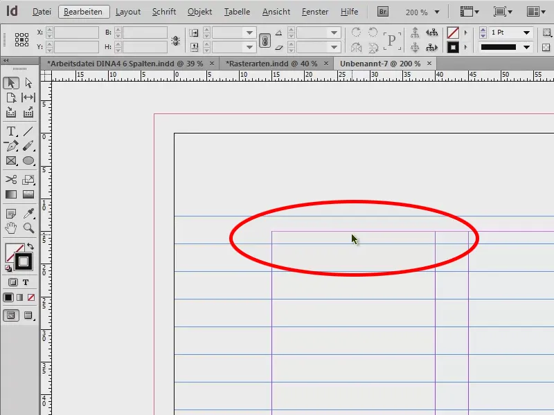 Gestaltungsraster entwickeln in InDesign