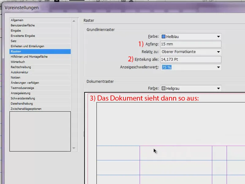 Gestaltungsraster entwickeln in InDesign