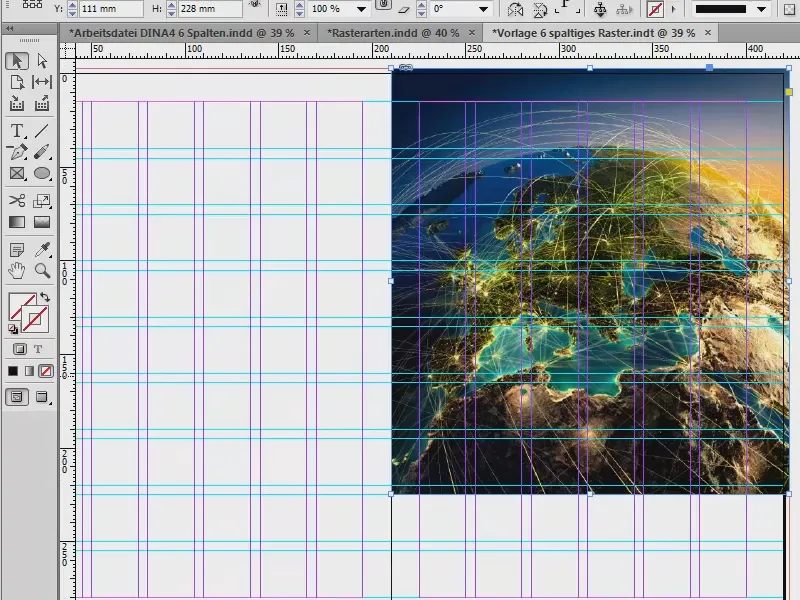 Gestaltungsraster entwickeln in InDesign