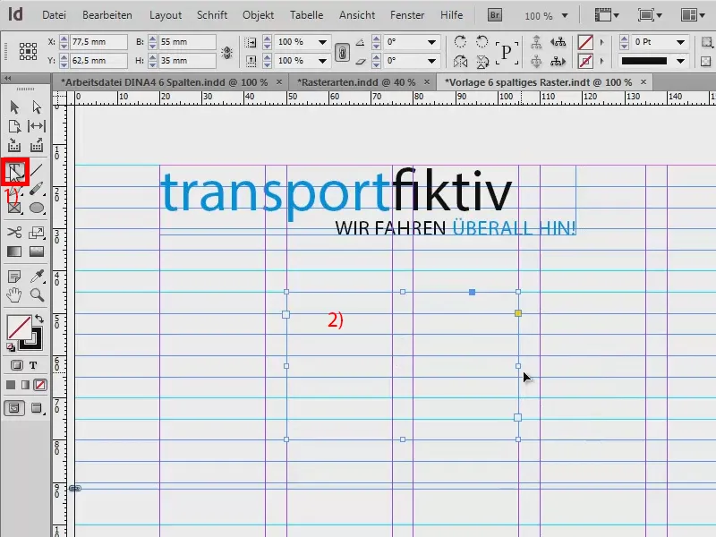 Gestaltungsraster entwickeln in InDesign