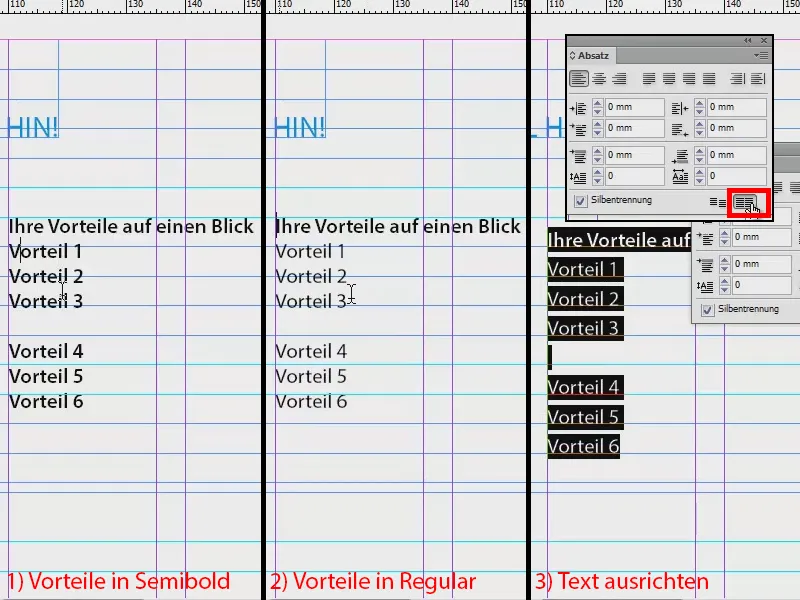 Gestaltungsraster entwickeln in InDesign