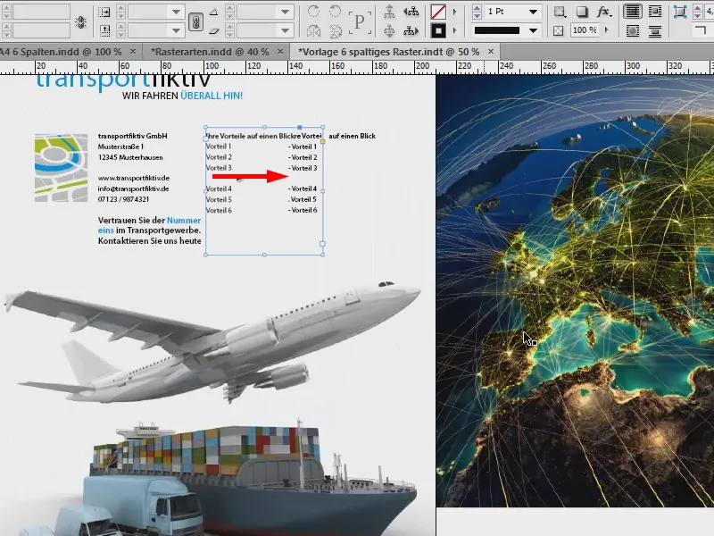 Gestaltungsraster entwickeln in InDesign