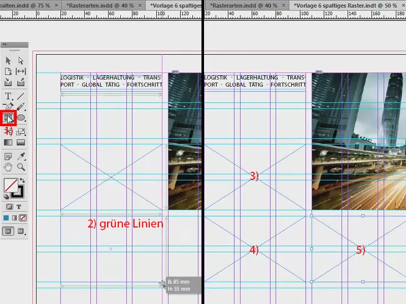 Gestaltungsraster entwickeln in InDesign