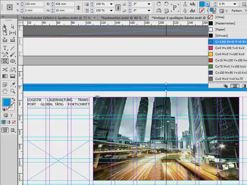 Gestaltungsraster entwickeln in InDesign