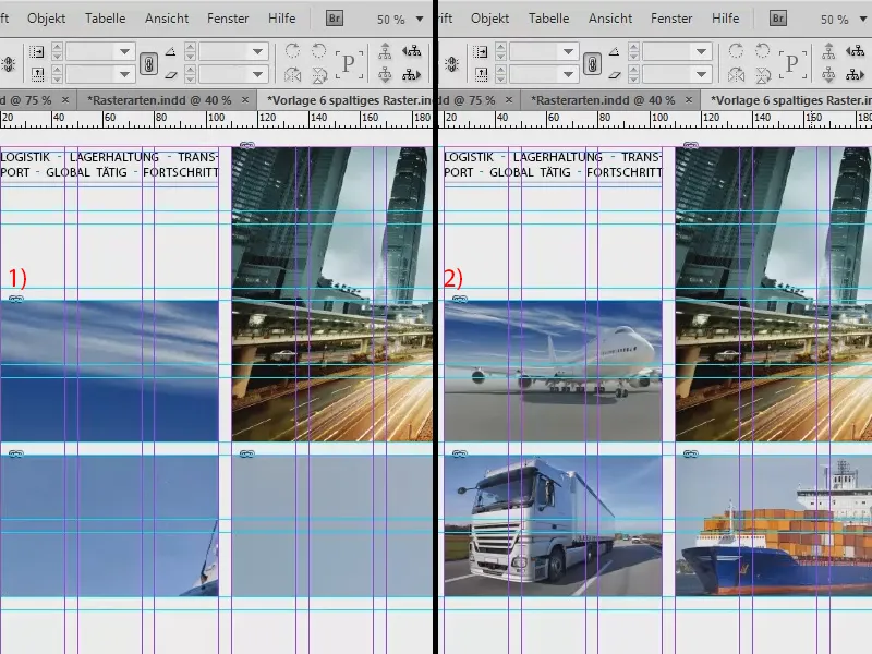 Gestaltungsraster entwickeln in InDesign