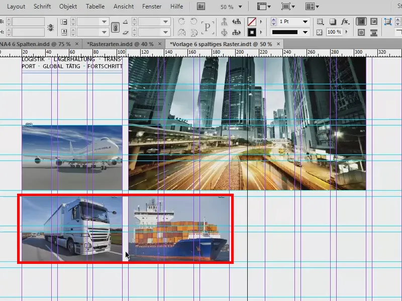 Gestaltungsraster entwickeln in InDesign