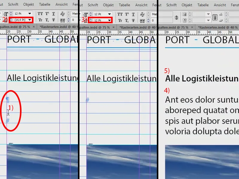 Gestaltungsraster entwickeln in InDesign