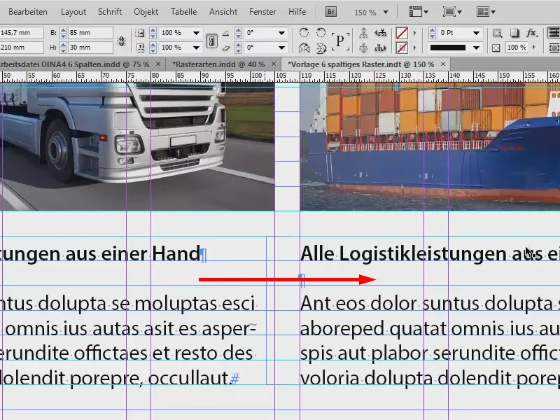 Gestaltungsraster entwickeln in InDesign