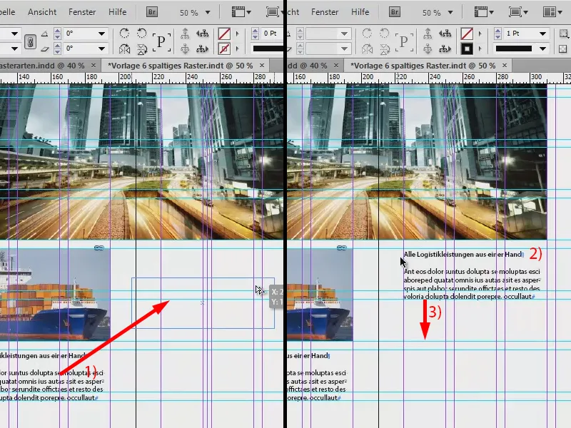 Gestaltungsraster entwickeln in InDesign