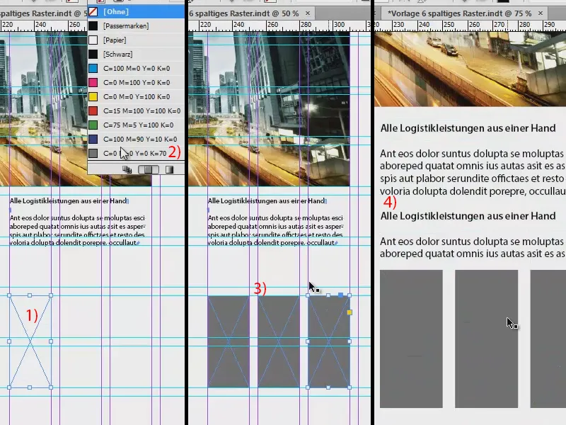 Gestaltungsraster entwickeln in InDesign