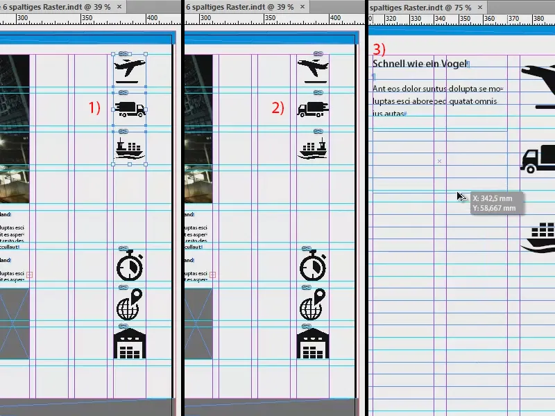 Gestaltungsraster entwickeln in InDesign