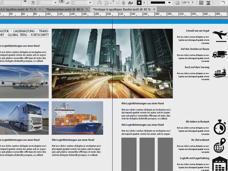 Gestaltungsraster entwickeln in InDesign