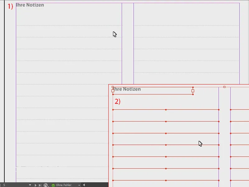 A crea un broșură ca material de prezentare în InDesign.