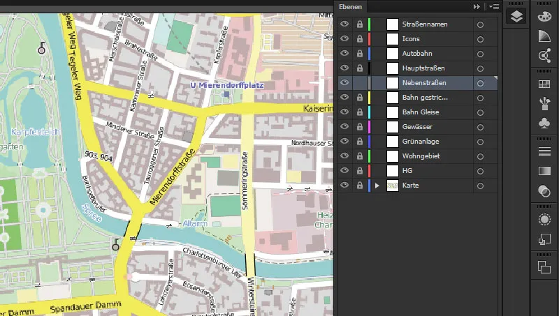 Cartografie (desenarea hărților de acces) cu Illustrator - Partea 1