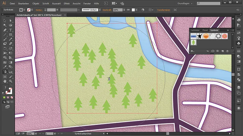 Cartografie (desenarea hărților de acces) cu Illustrator - Partea 5