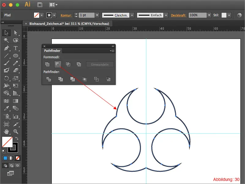 Adobe Illustrator - Construiți indicatoare de avertizare.