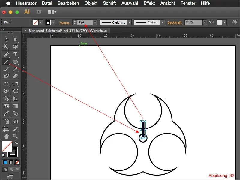 Adobe Illustrator - Contruiți indicatoare de avertizare.