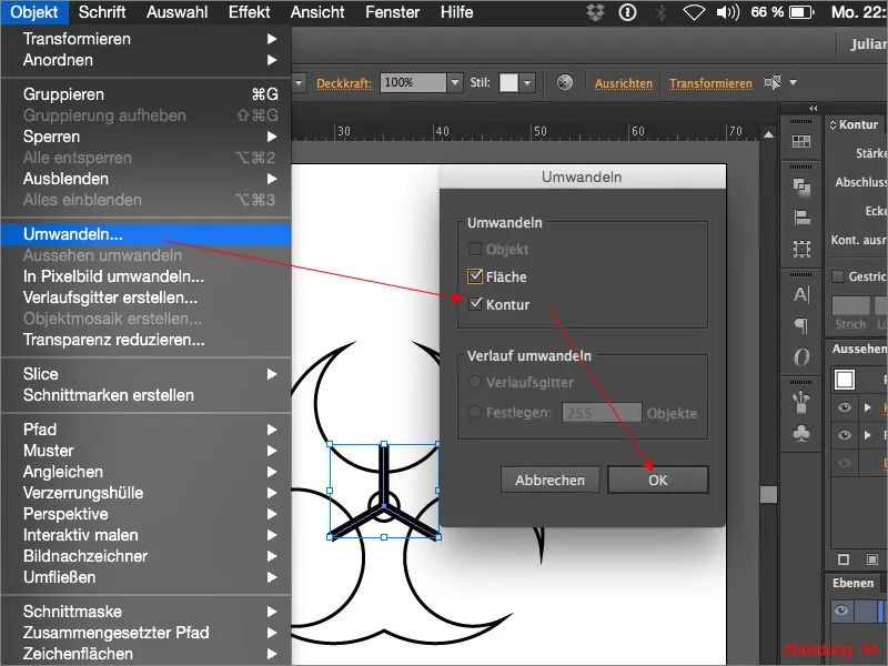 Adobe Illustrator - Construirea semnelor de avertizare.