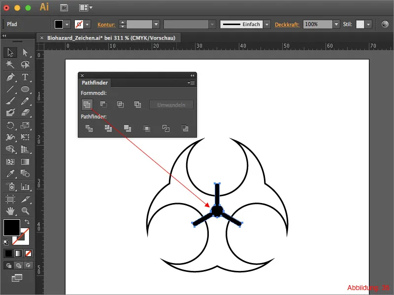 Adobe Illustrator - Construiește semne de avertizare.