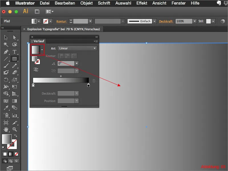 Adobe Illustrator – Text cu explozii