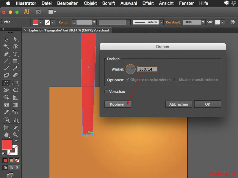 Adobe Illustrator – Text cu explozii