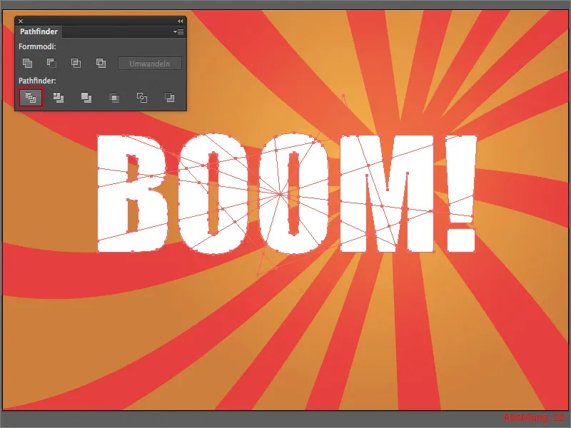 Adobe Illustrator - Text cu efect de explozie